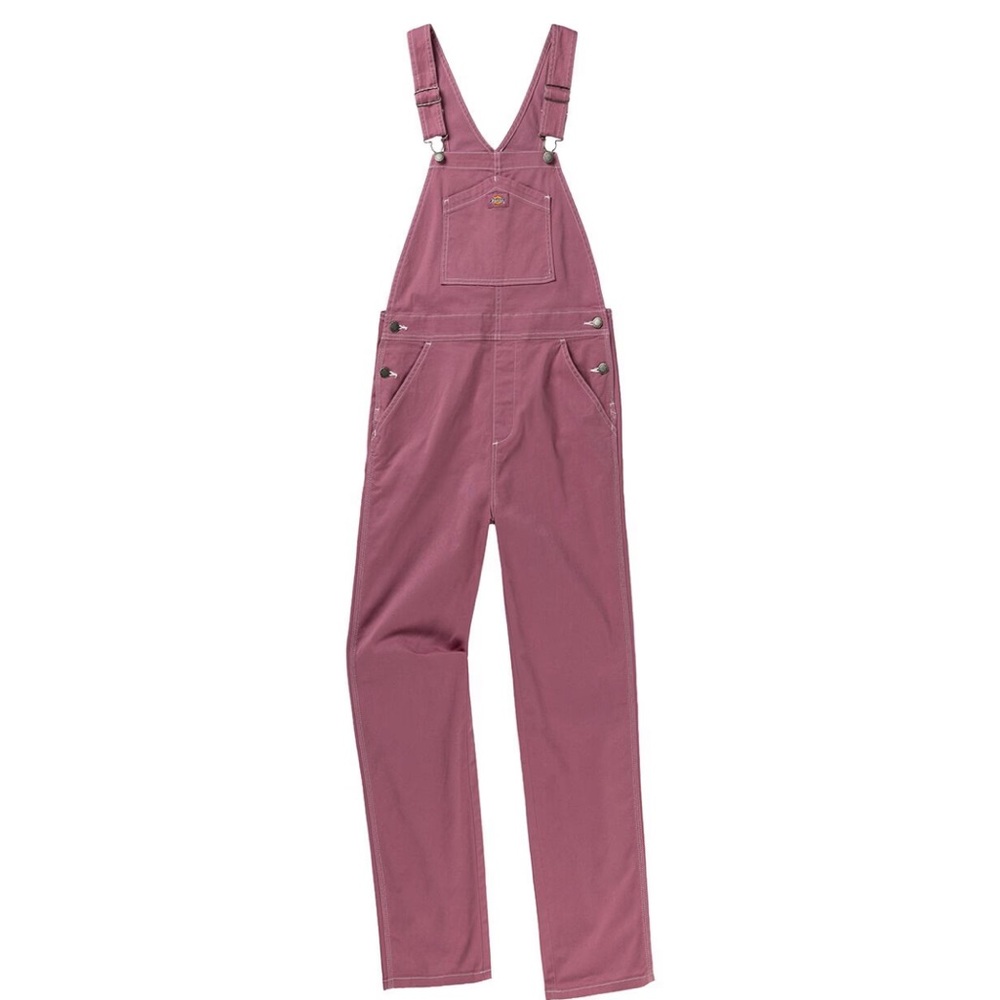 Dickies Women's Mauve Denim Overalls